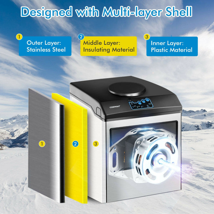 2-in-1 Ice Maker & Water Dispenser