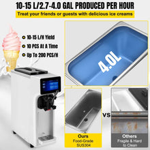 Load image into Gallery viewer, 1000W Commercial Home Soft Serve Frozen Yogurt Ice Cream Maker Machine, 4.0L (SAK83425)