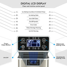 Load image into Gallery viewer, Portable Ice Maker with Scoop &amp; Basket
