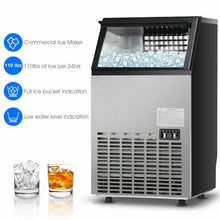 Load image into Gallery viewer, Compact Stainless Steel Ice Maker