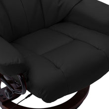 Load image into Gallery viewer, vidaXL Massage Recliner Swiveling Recliner Chair Faux Leather and Bentwood