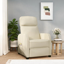 Load image into Gallery viewer, vidaXL Massage Reclining Chair Leisure Recliner for Home Theater Faux Leather