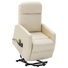 Load image into Gallery viewer, vidaXL Power Lift Recliner Electric Lift Chair for Home Theater Faux Leather