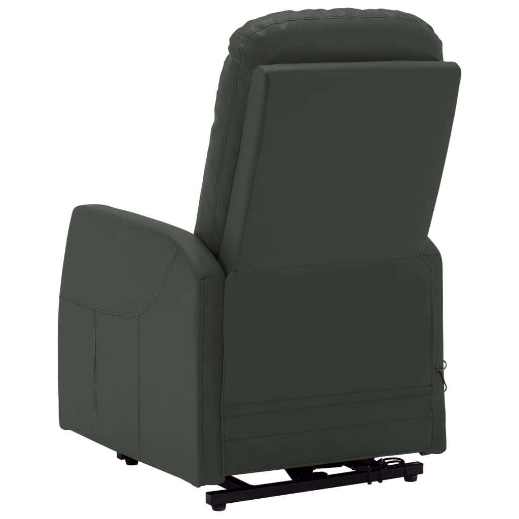 vidaXL Power Lift Recliner Electric Lift Chair for Home Theater Faux Leather