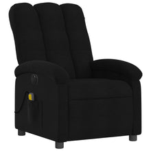 Load image into Gallery viewer, vidaXL Electric Massage Recliner Chair Black Fabric
