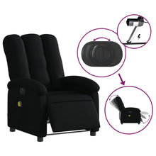 Load image into Gallery viewer, vidaXL Electric Massage Recliner Chair Black Fabric