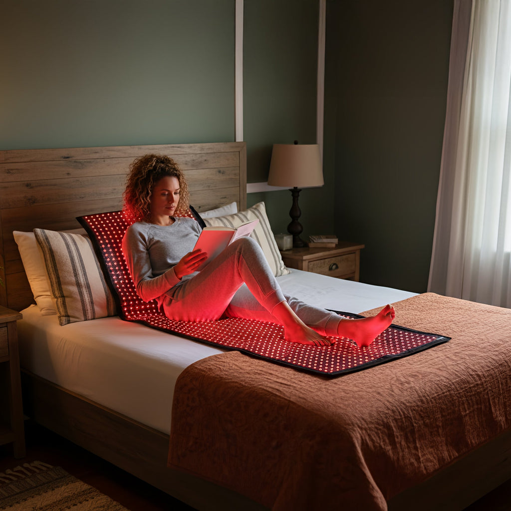 EnergyLounger Blanket <br> – Full-Body Red & Infrared Light Therapy Blanket + FREE Travel carry case
