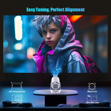 Load image into Gallery viewer, 8K HD Portable Projector with WiFi6 BT5.0 Android Home Theater Outdoor Cinema