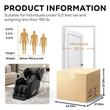 Load image into Gallery viewer, 2024 Massage Chair Recliner with Zero Gravity with Full Body Air Pressure