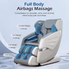 Load image into Gallery viewer, Bosscare Premium Full Body Zero Gravity Massage Chair With Ai Voice And App Control, Gray (SAK35970)