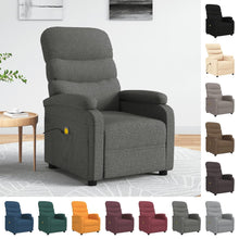 Load image into Gallery viewer, vidaXL Massage Recliner Electric Massaging Recliner Chair for Elderly Fabric