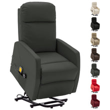 Load image into Gallery viewer, vidaXL Power Lift Recliner Electric Lift Chair for Home Theater Faux Leather